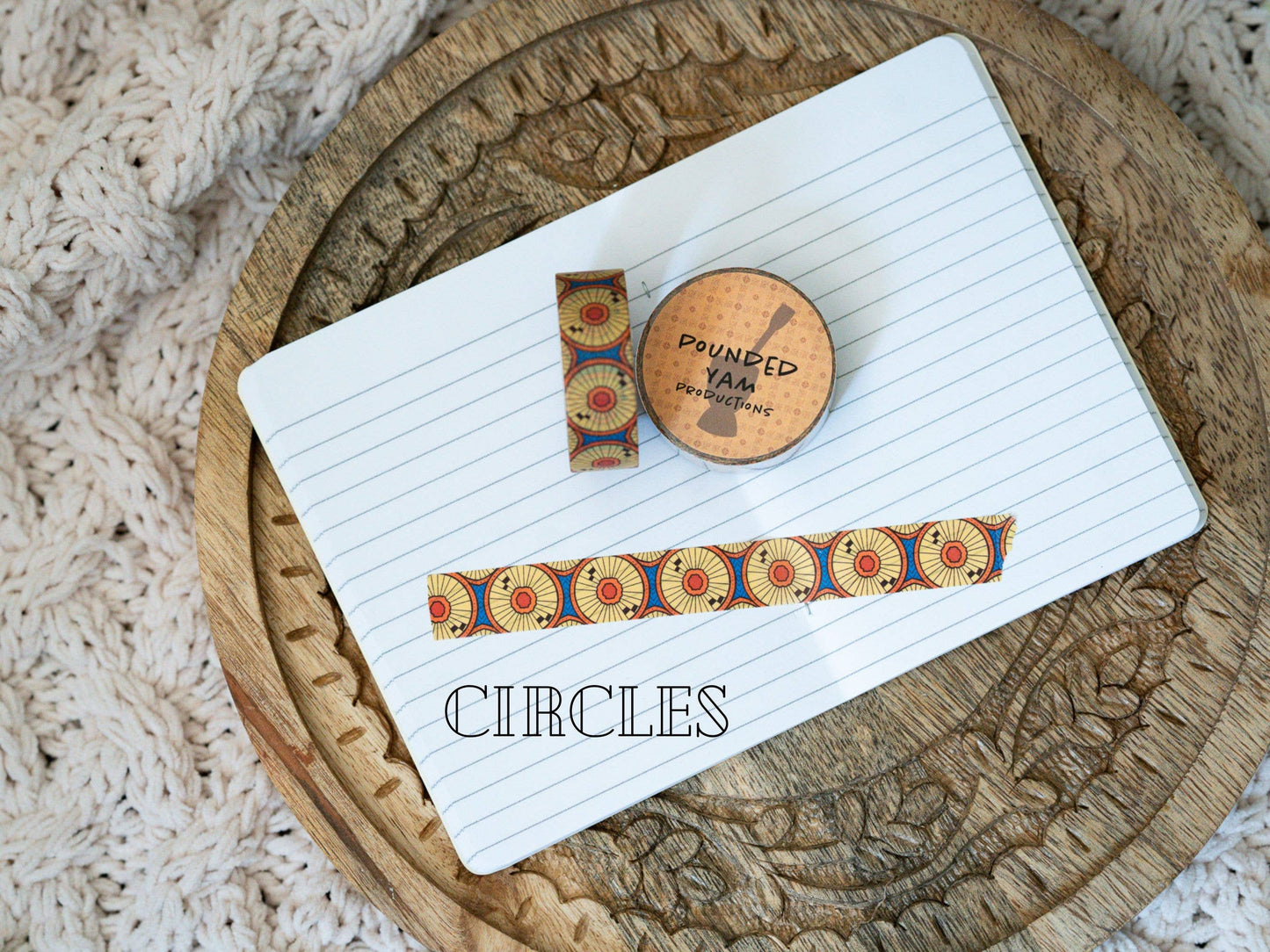 Pounded Yam Productions - African Print Ankara Inspired Washi Tape Collection 1