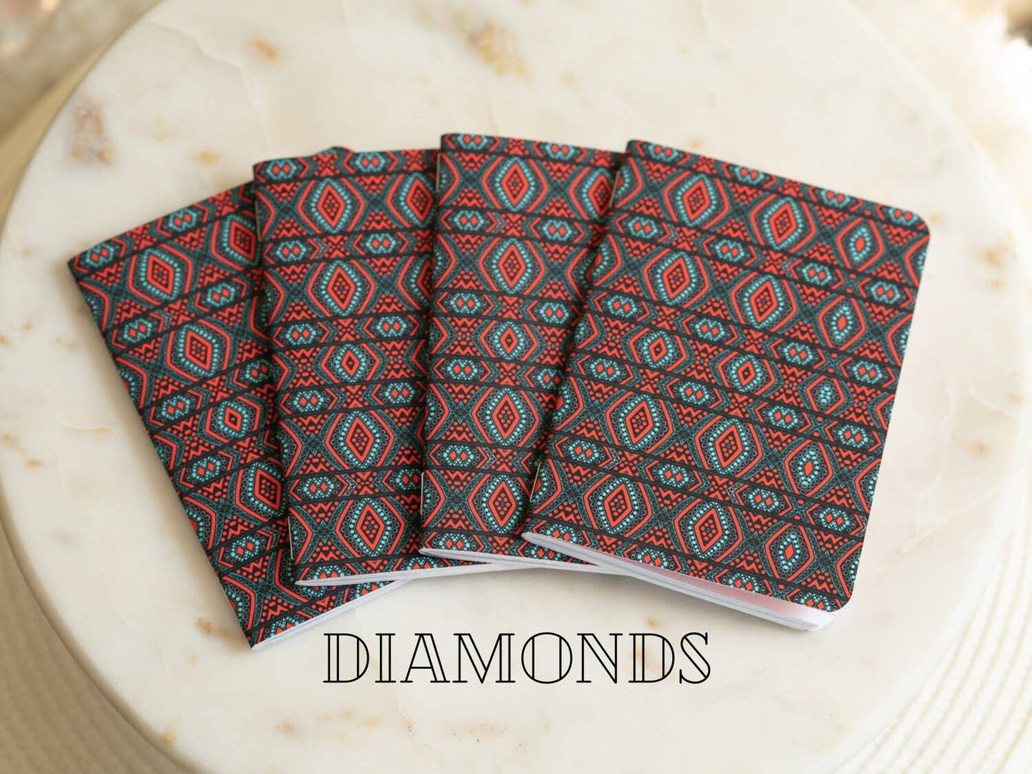 Pounded Yam Productions - African Print Ankara B7 Lined Notebook