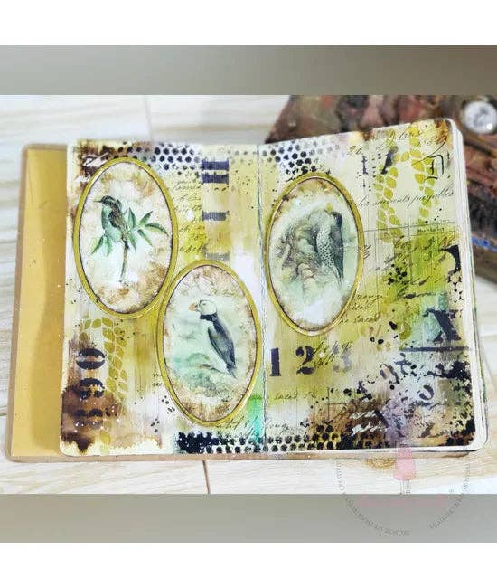 Ecstasy Crafts Distributing - Dress My Craft Transfer Me - Vintage Birds