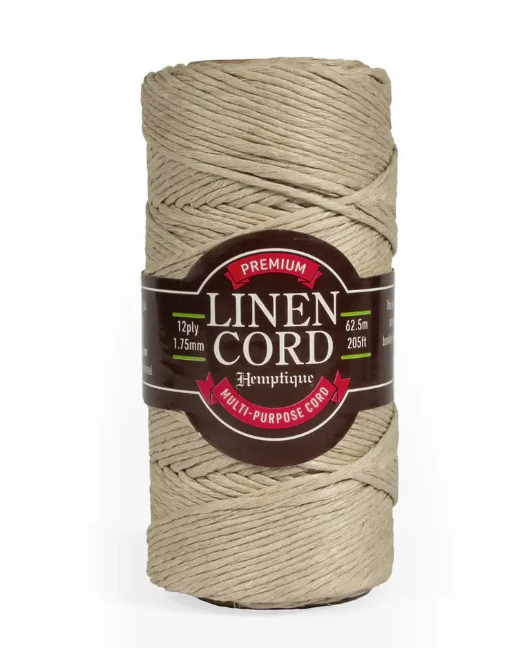 Hemptique - Egyptian Flax Linen Cord Spools Eco Friendly Bookbinding