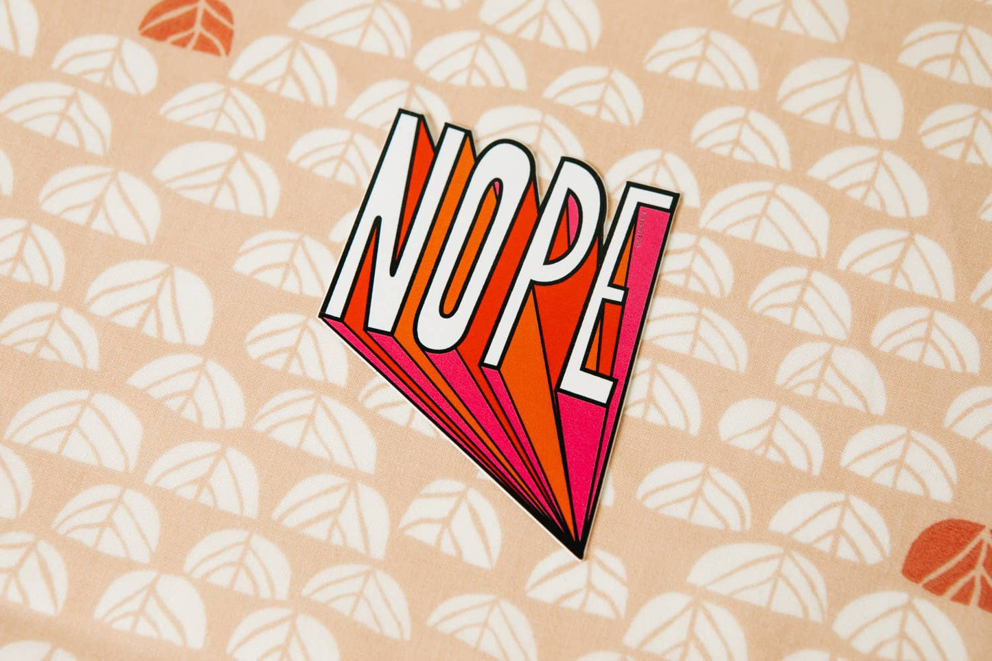Free Period Press - Nope Vinyl Decal Sticker