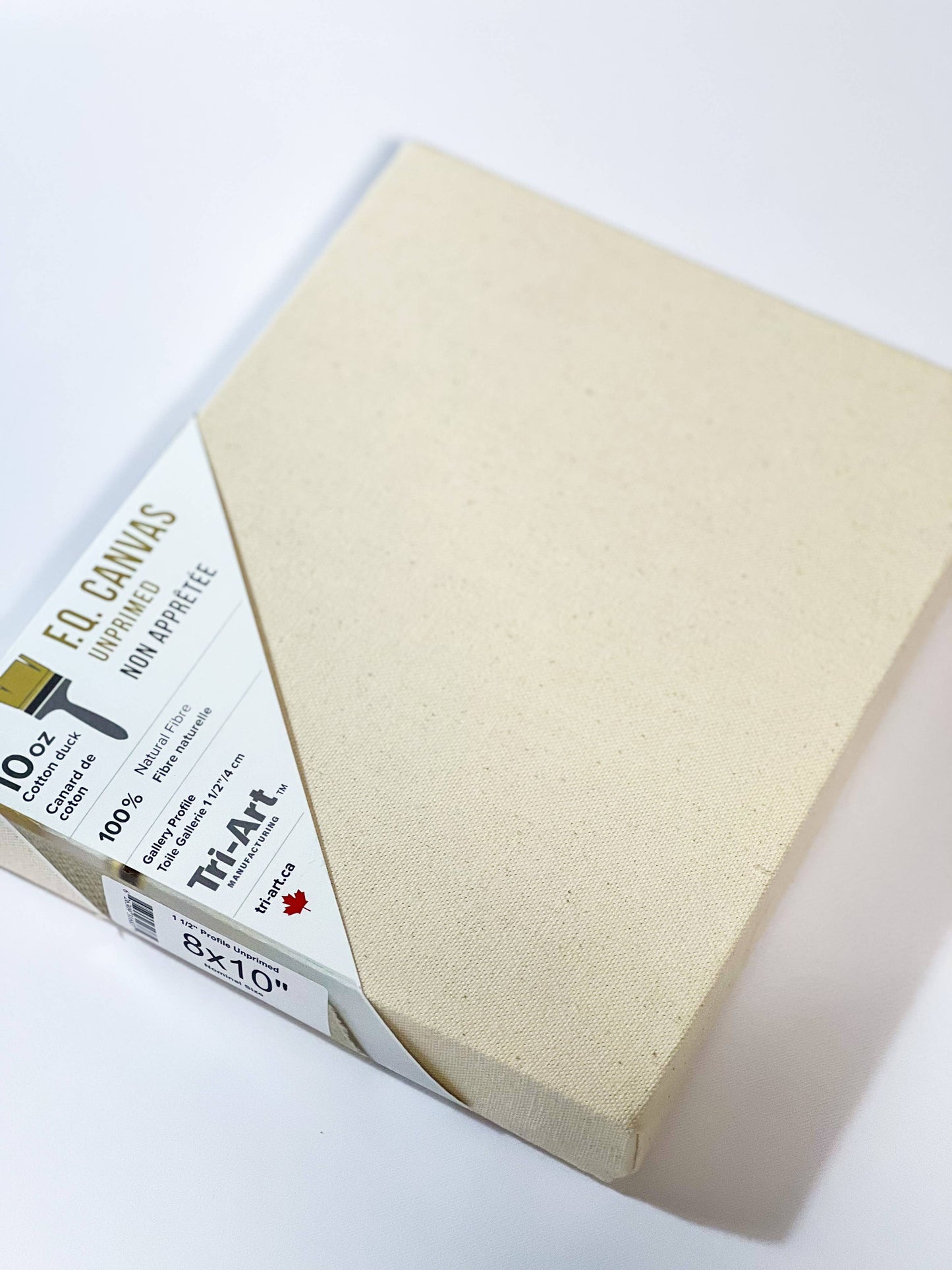 Tri-Art Mfg. - Tri-Art FQ Canvas - Gallery 1 1/2" Profile Unprimed - 6x8"