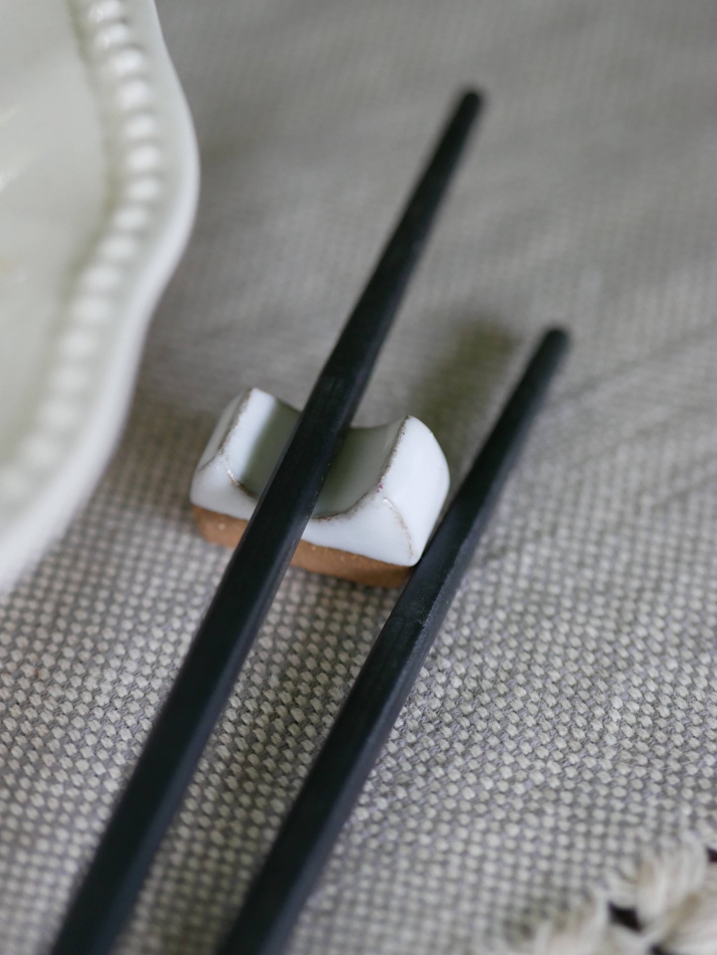 Busy Hands Studio - Brush Rest and Paintbrush Holder, Handmade Chopstick Holder