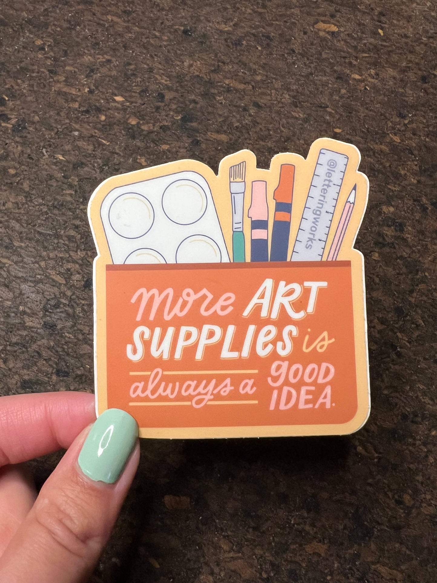 Lettering Works - More Art Supplies Is Always a Good Idea