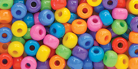 The Beadery Large Barrel Pony Beads
