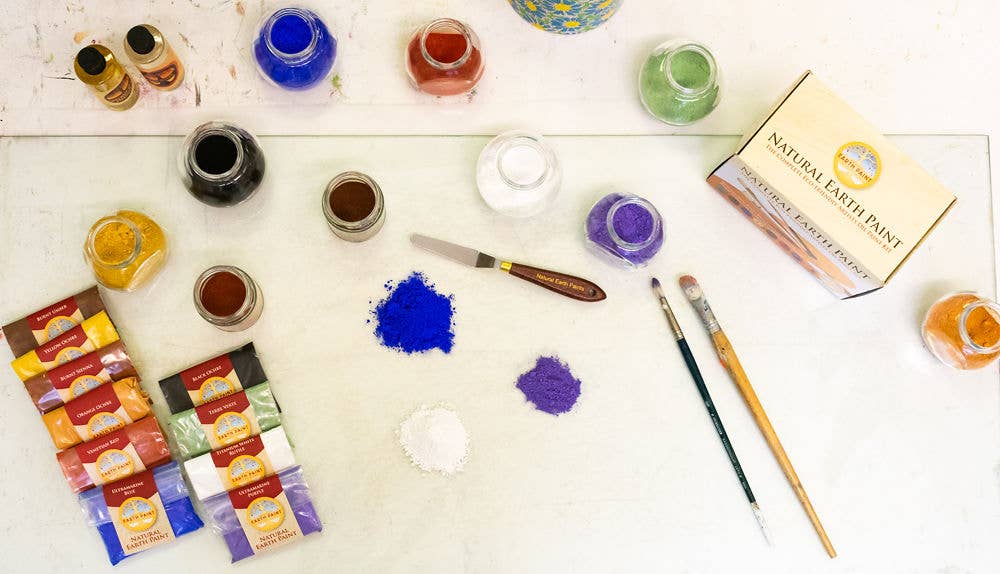 Natural Earth Paint - The Complete Eco friendly Artist Oil Paint Kit