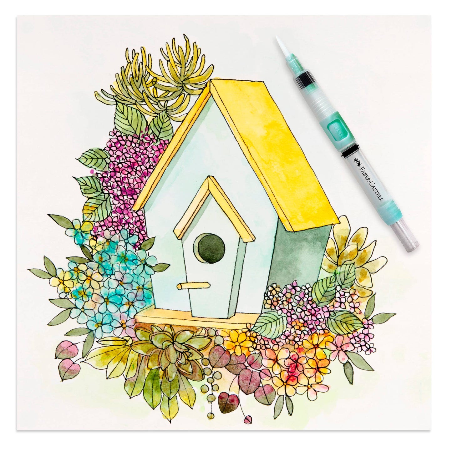 Faber-Castell / Creativity for Kids - Deluxe Refillable Artists' Water Paint Brush