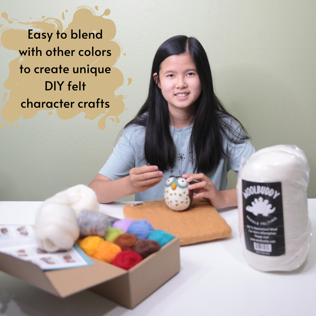 Woolbuddy - White Core Wool (1 lb)