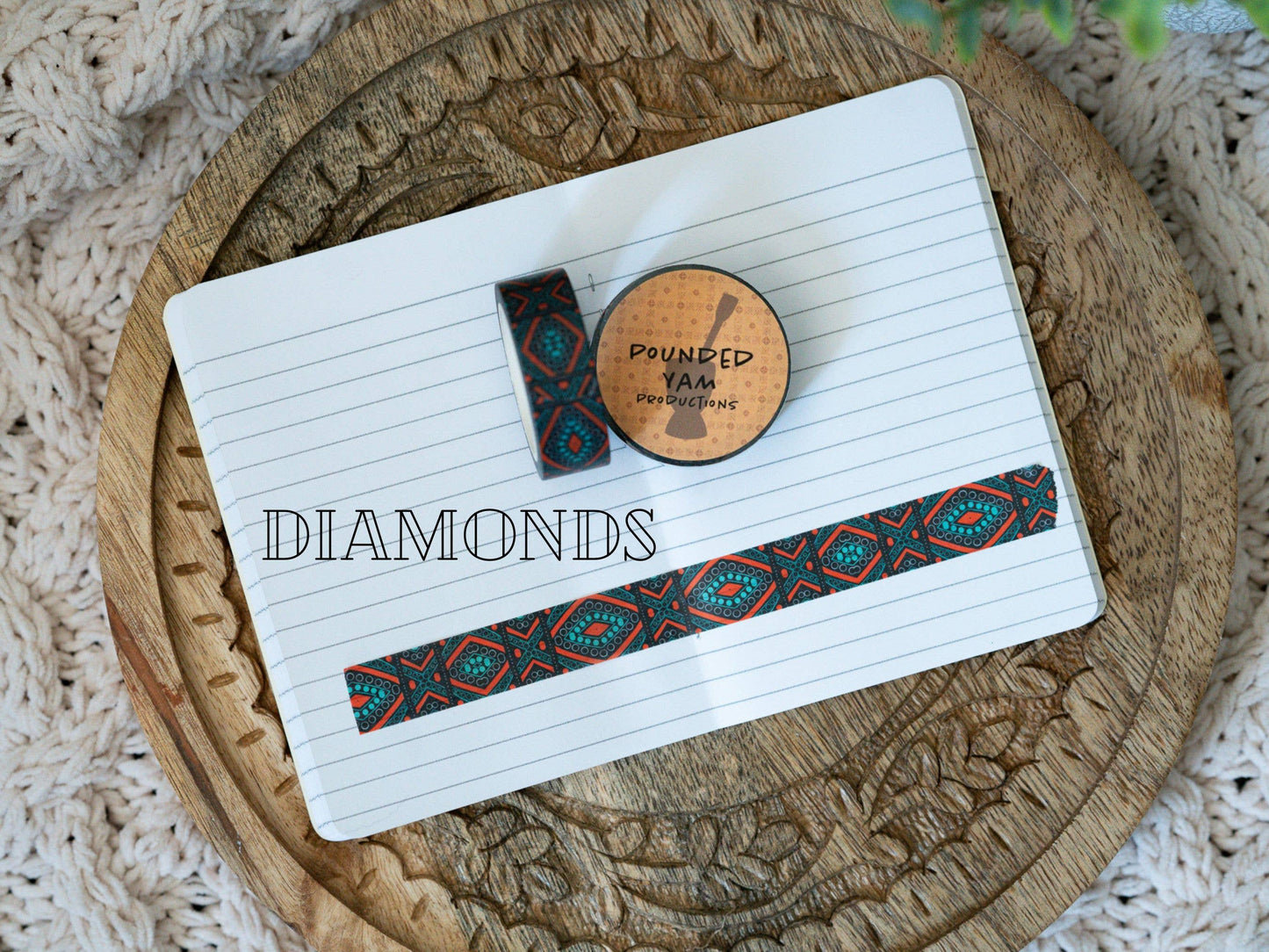 Pounded Yam Productions - African Print Ankara Inspired Washi Tape Collection 1