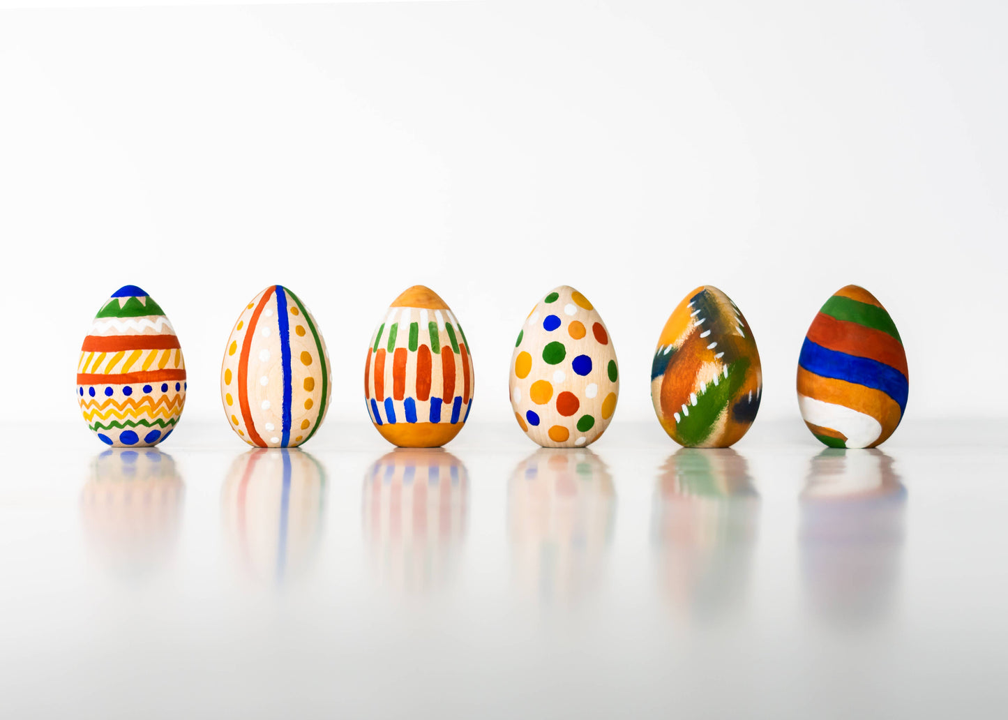 Natural Earth Paint - Wooden Eggs Craft Kit