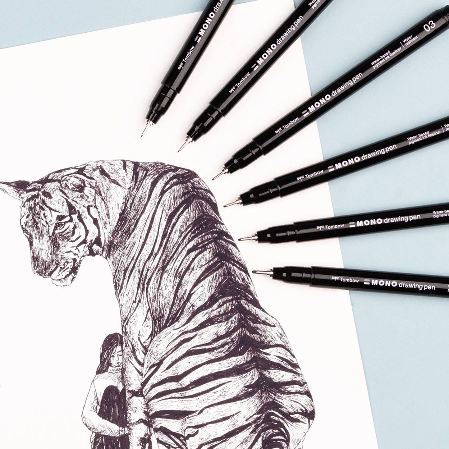 Tombow - MONO Drawing Pens - 6-Pack