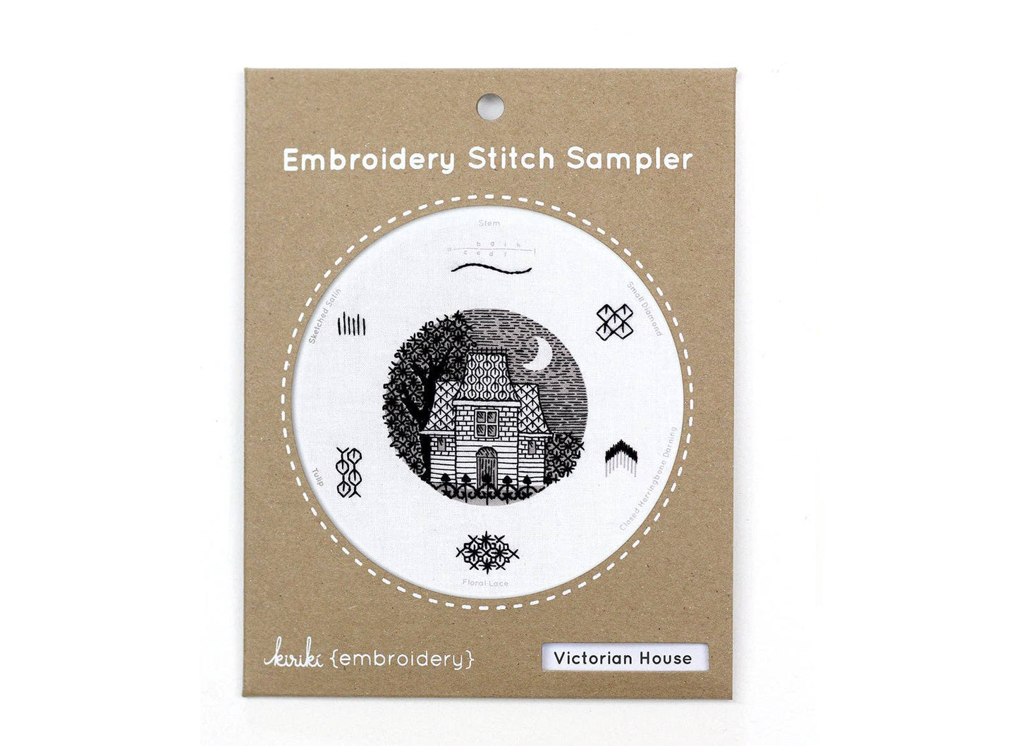 Kiriki Press - Victorian House - Embroidery Stitch Sampler