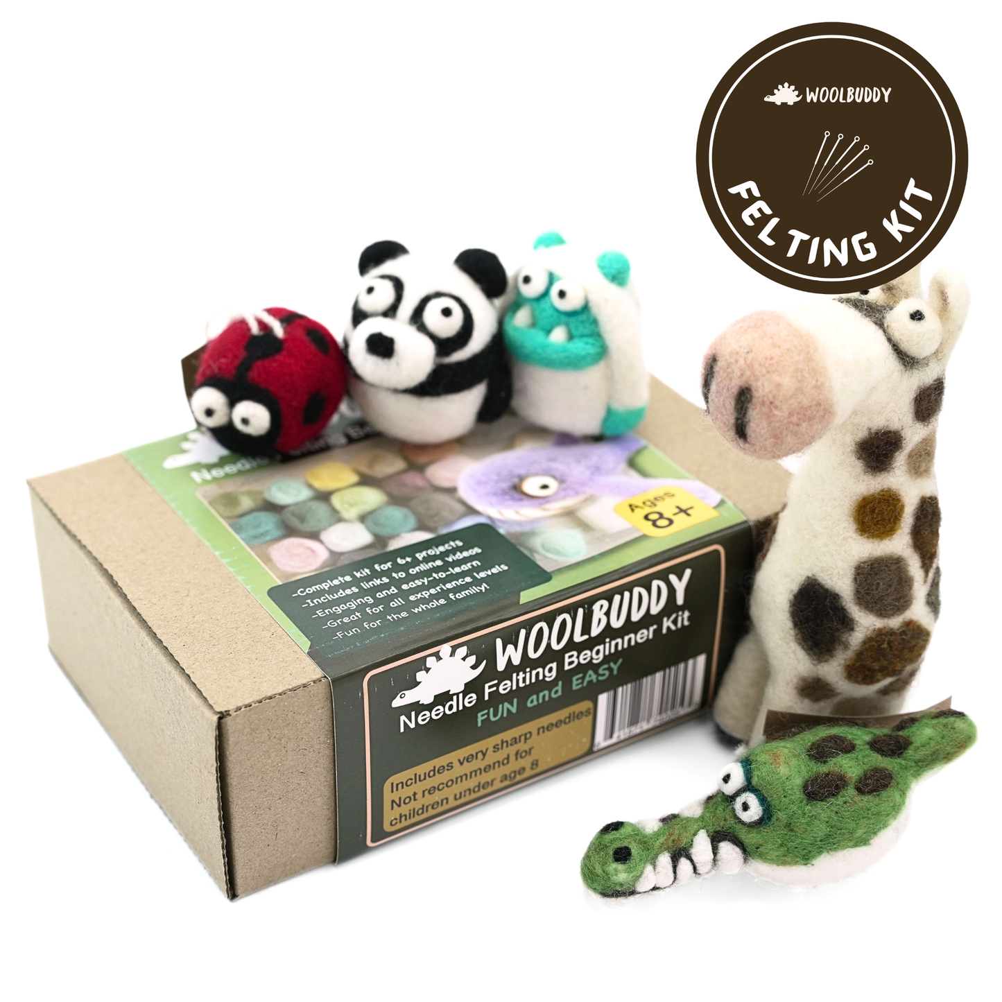 Woolbuddy - Needle Felting Beginner Kit