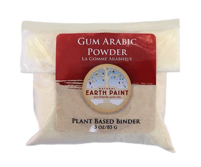 Natural Earth Paint - Gum Arabic (natural binder) - 3 oz.