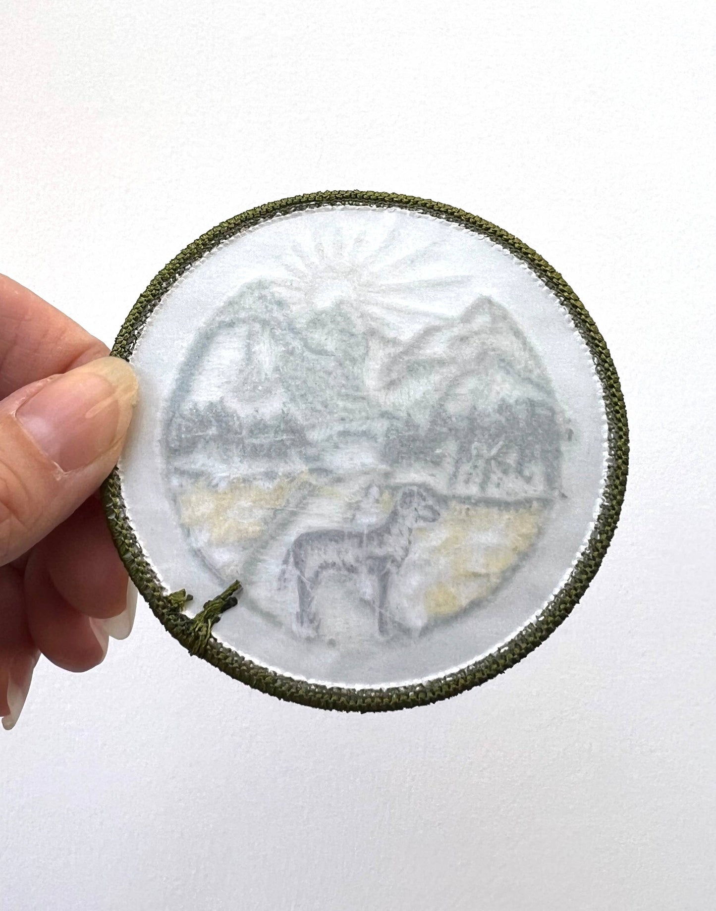 Rikrack - Trail Dog Embroidery Sticker Patch