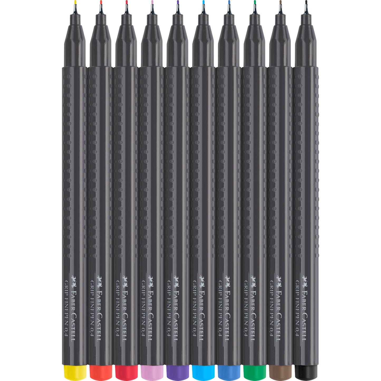 Faber-Castell / Creativity for Kids - Grip Fineliner Thin Markers 10ct Set