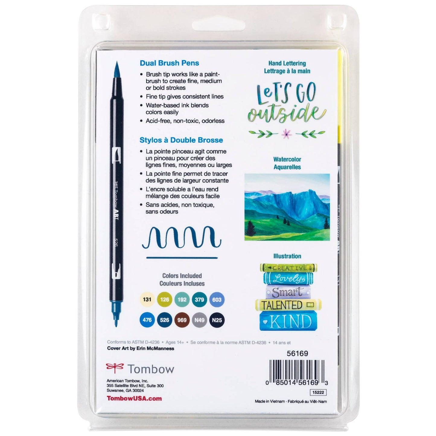 Tombow - Dual Brush Pen Art Markers: Landscape - 10-Pack