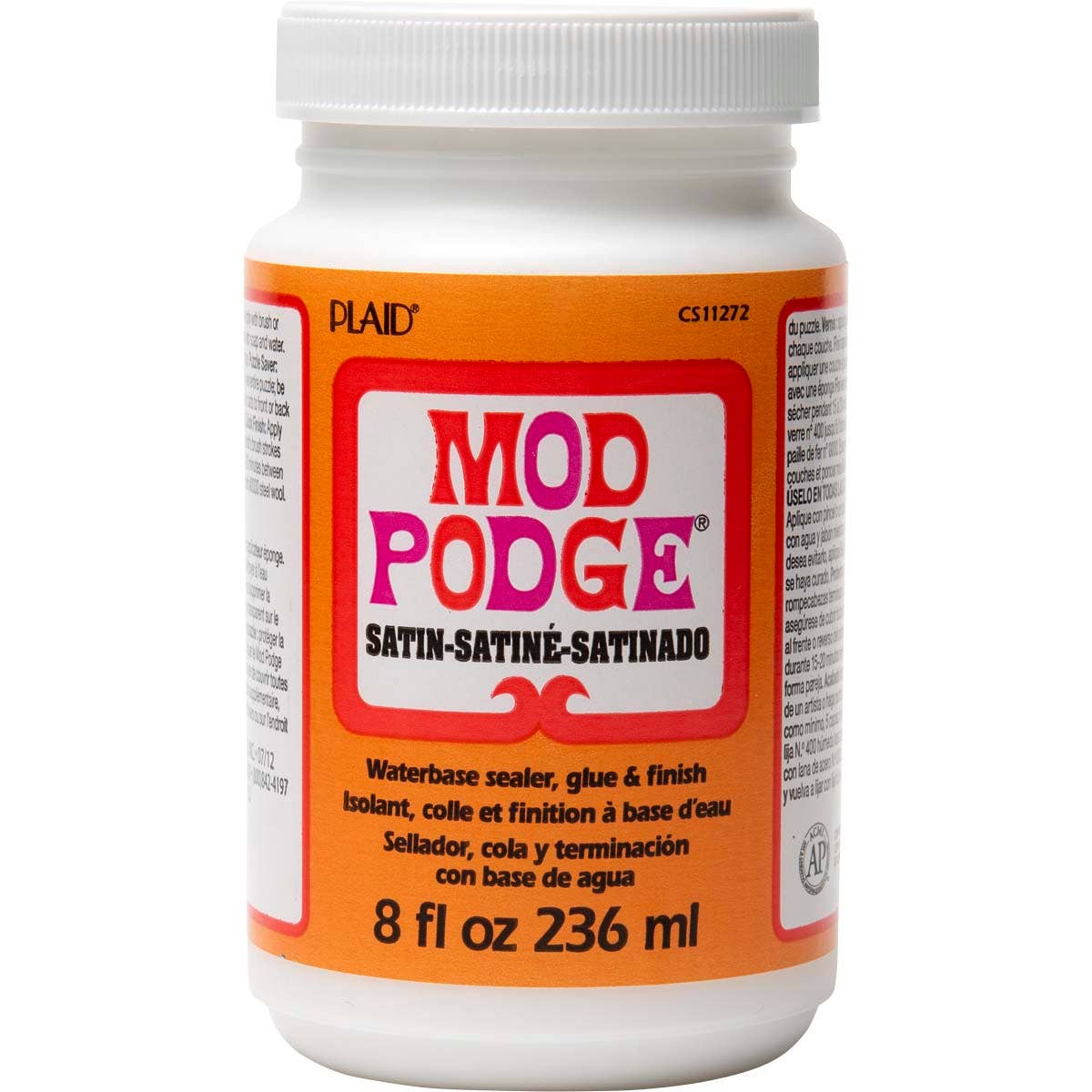 Plaid Crafts - Mod Podge Satin Glue, Sealer, and Finish 8oz
