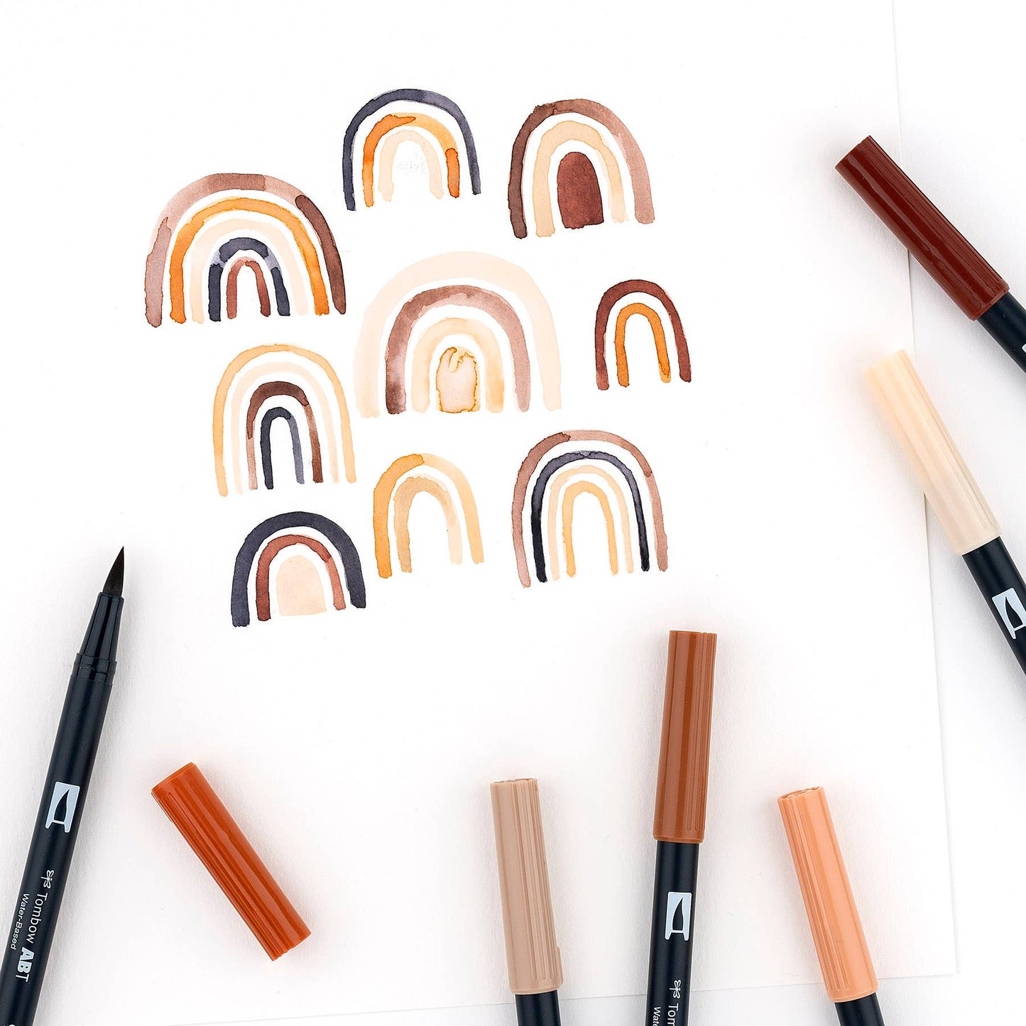 Tombow - Dual Brush Pen Art Markers: Portrait - 10-Pack