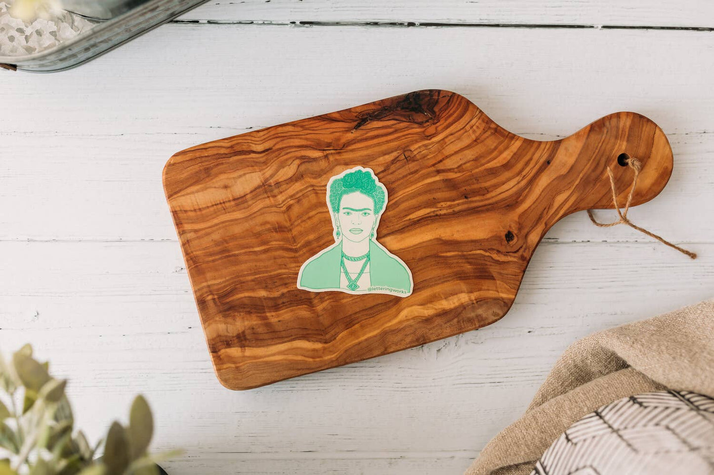 Lettering Works - Frida Kahlo Sticker