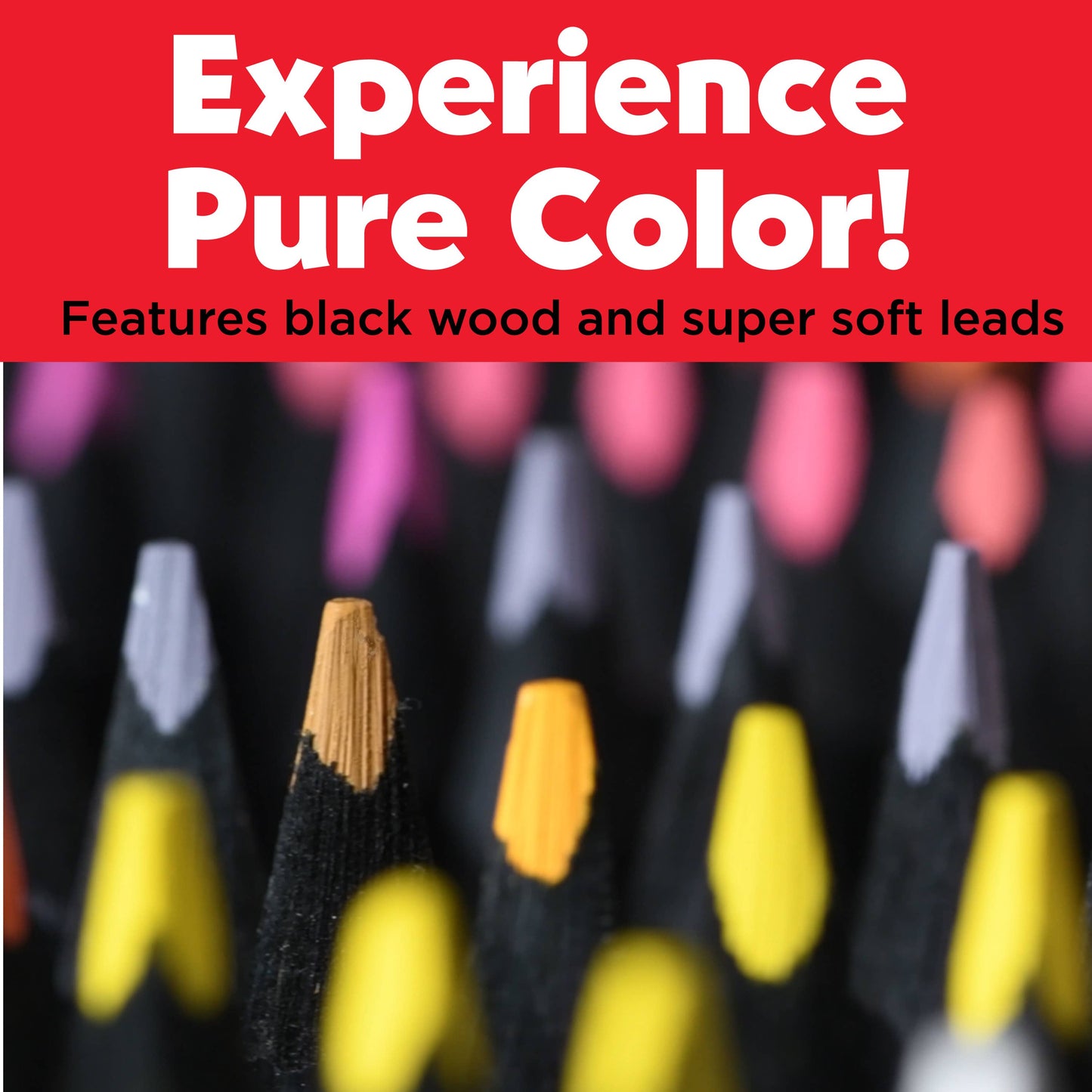 Faber-Castell - Super Soft Black Edition Colored Pencils, Gift Tin of 12