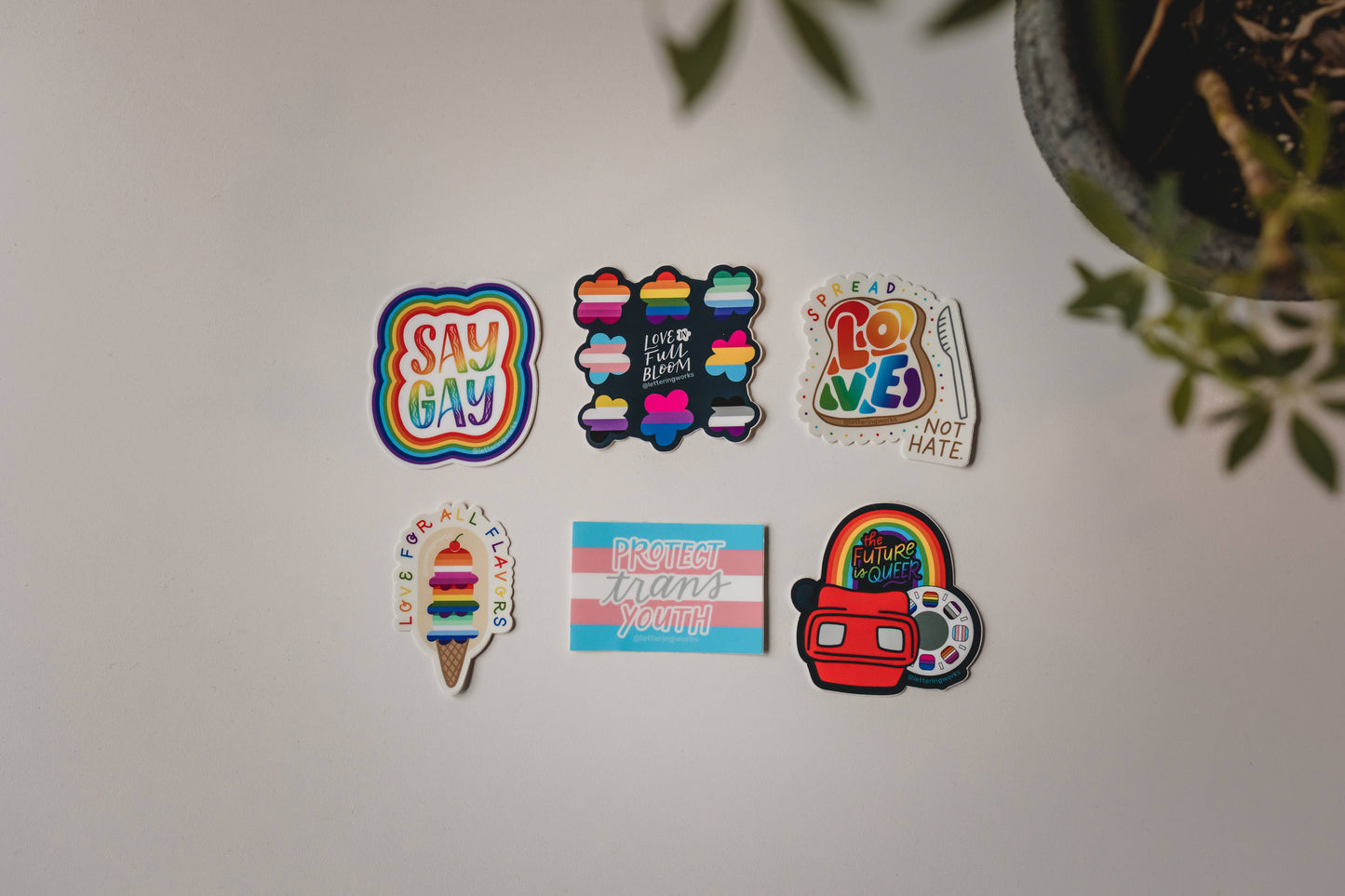 Lettering Works - The Future is Queer Sticker