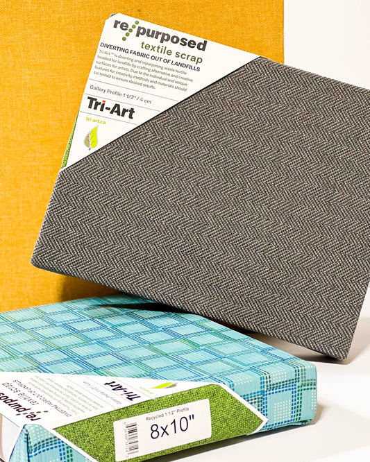 Tri-Art Mfg. - Re/Purposed Fabric Stretched Canvas