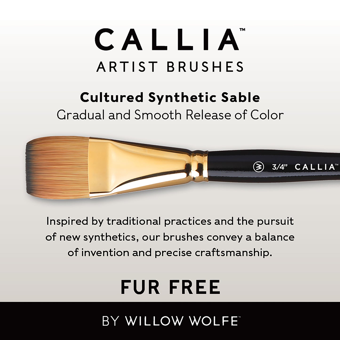 Willow Wolfe Callia Artist Dagger Brush