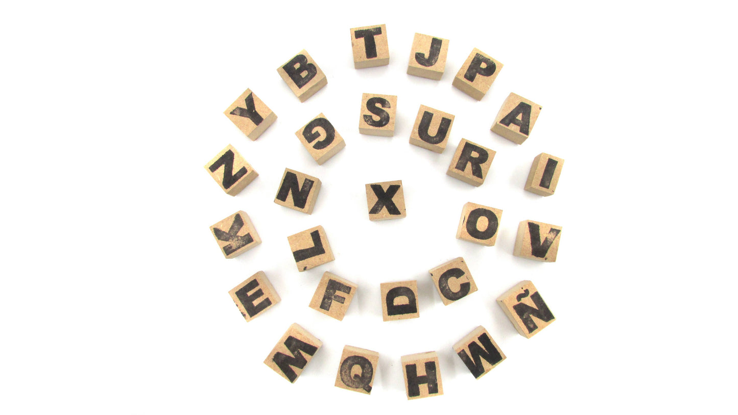 Grupo Mexicano - UPPERCASE ALPHABET STAMPS
