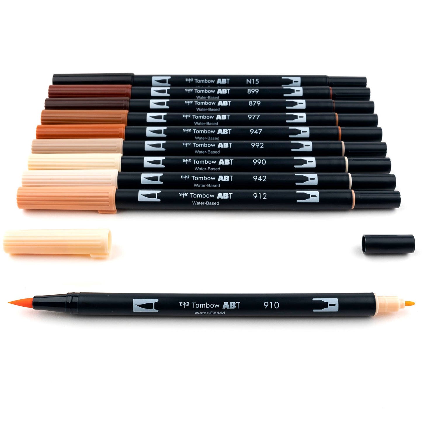 Tombow - Dual Brush Pen Art Markers: Portrait - 10-Pack