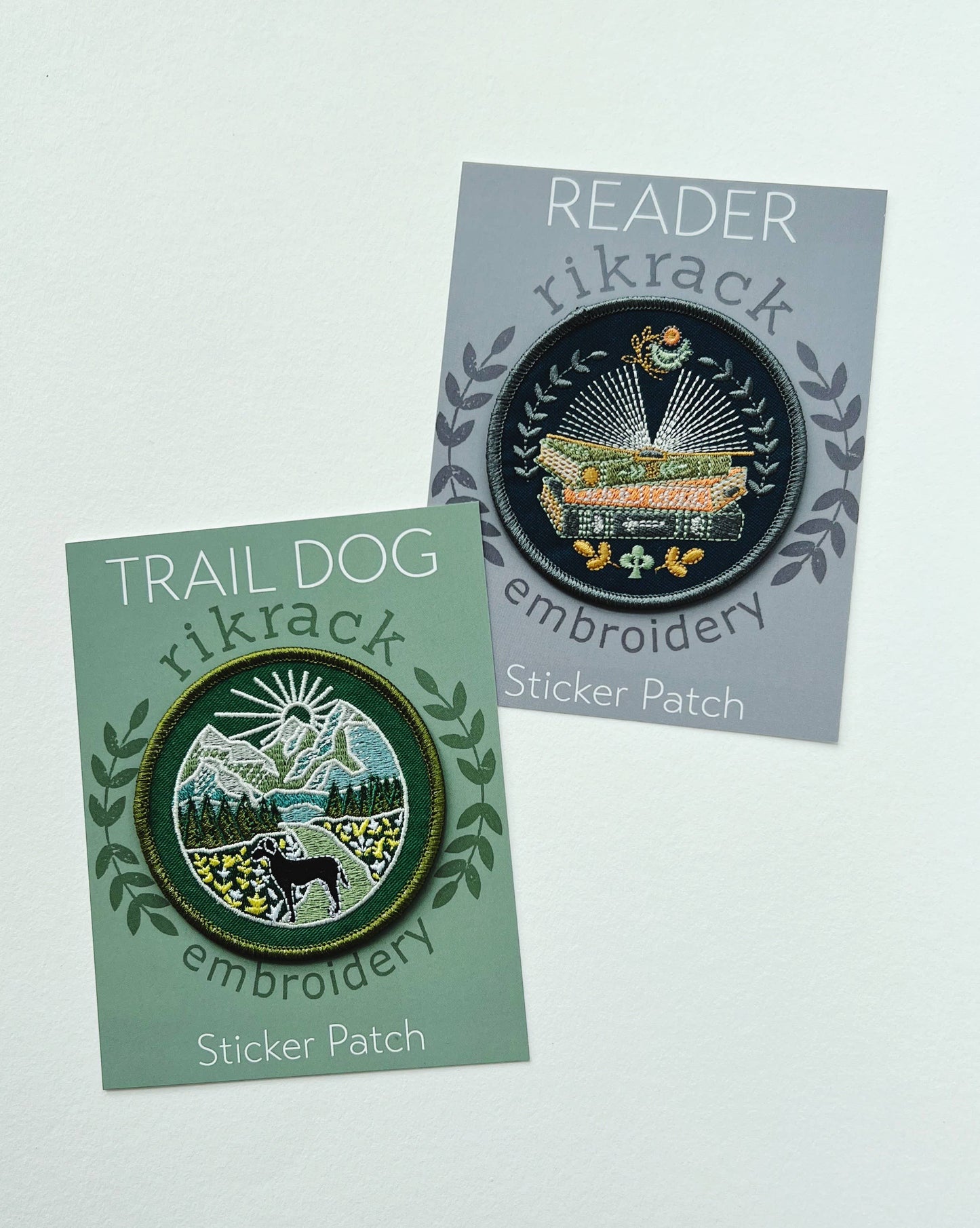 Rikrack - Trail Dog Embroidery Sticker Patch