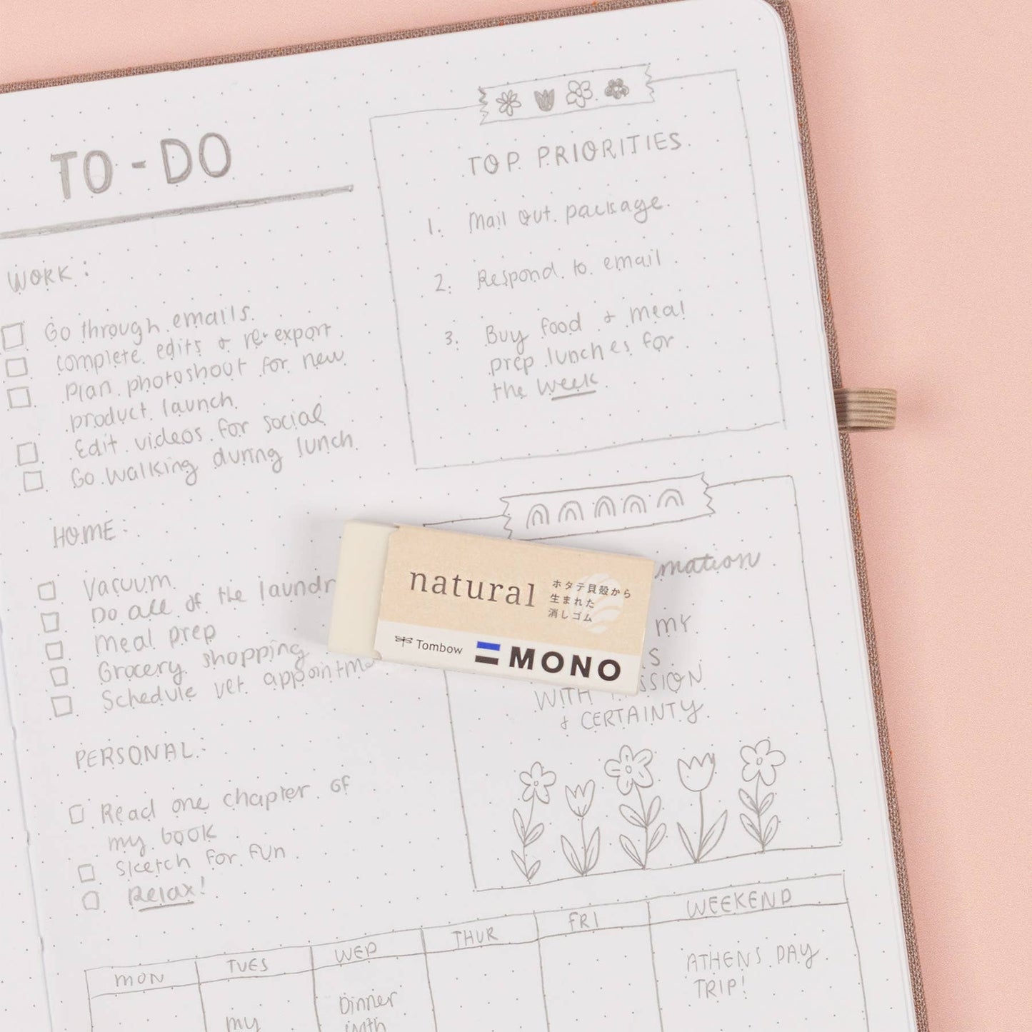 Tombow - MONO Natural Eraser