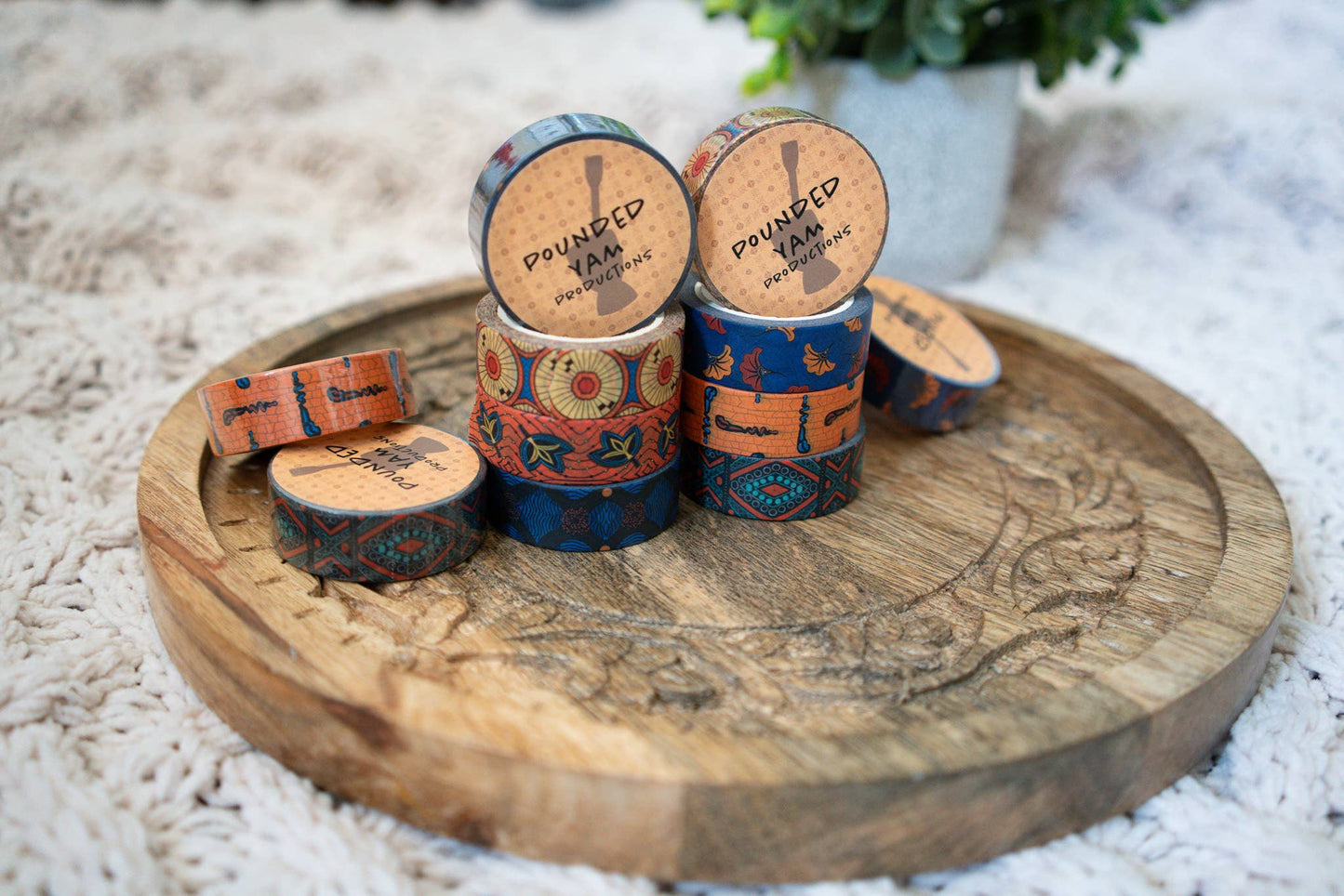 Pounded Yam Productions - African Print Ankara Inspired Washi Tape Collection 1