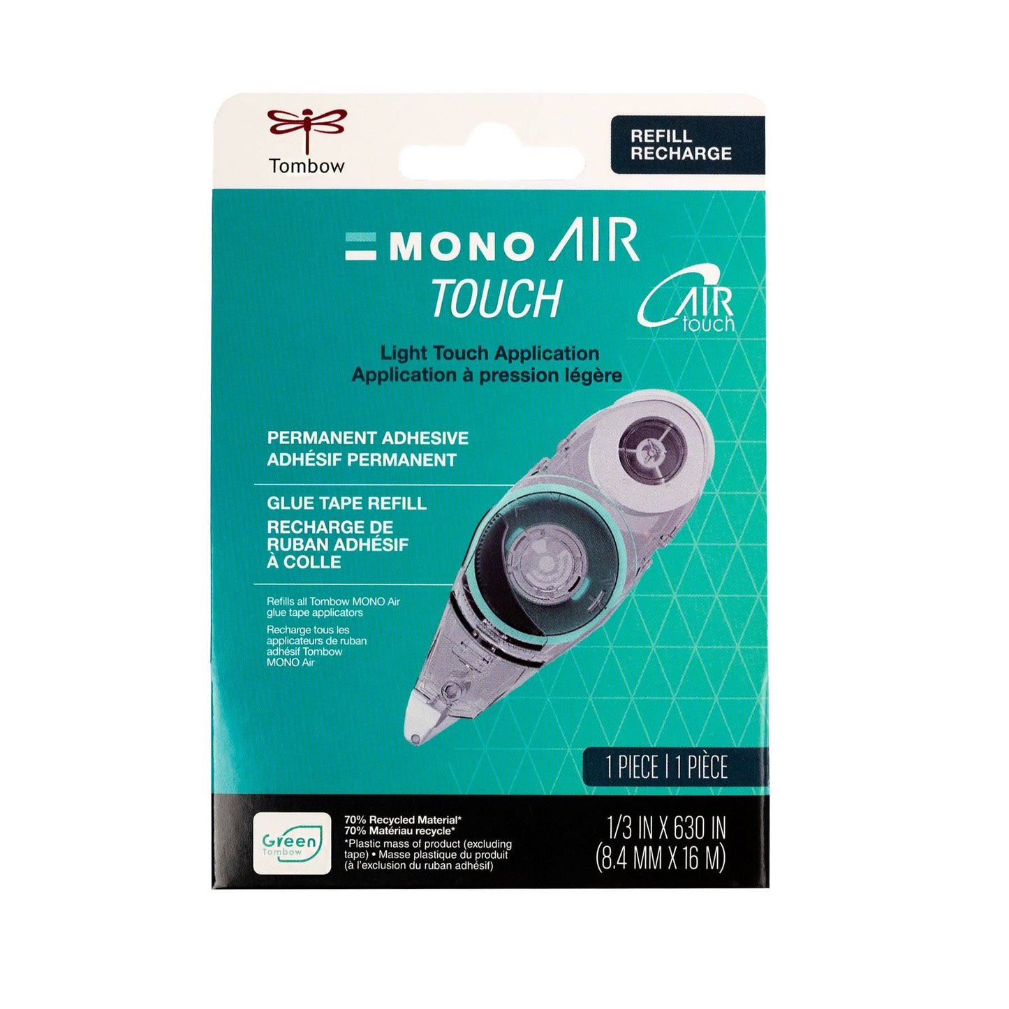 Tombow - MONO Air Recycled Adhesive, Refill 1-Pack