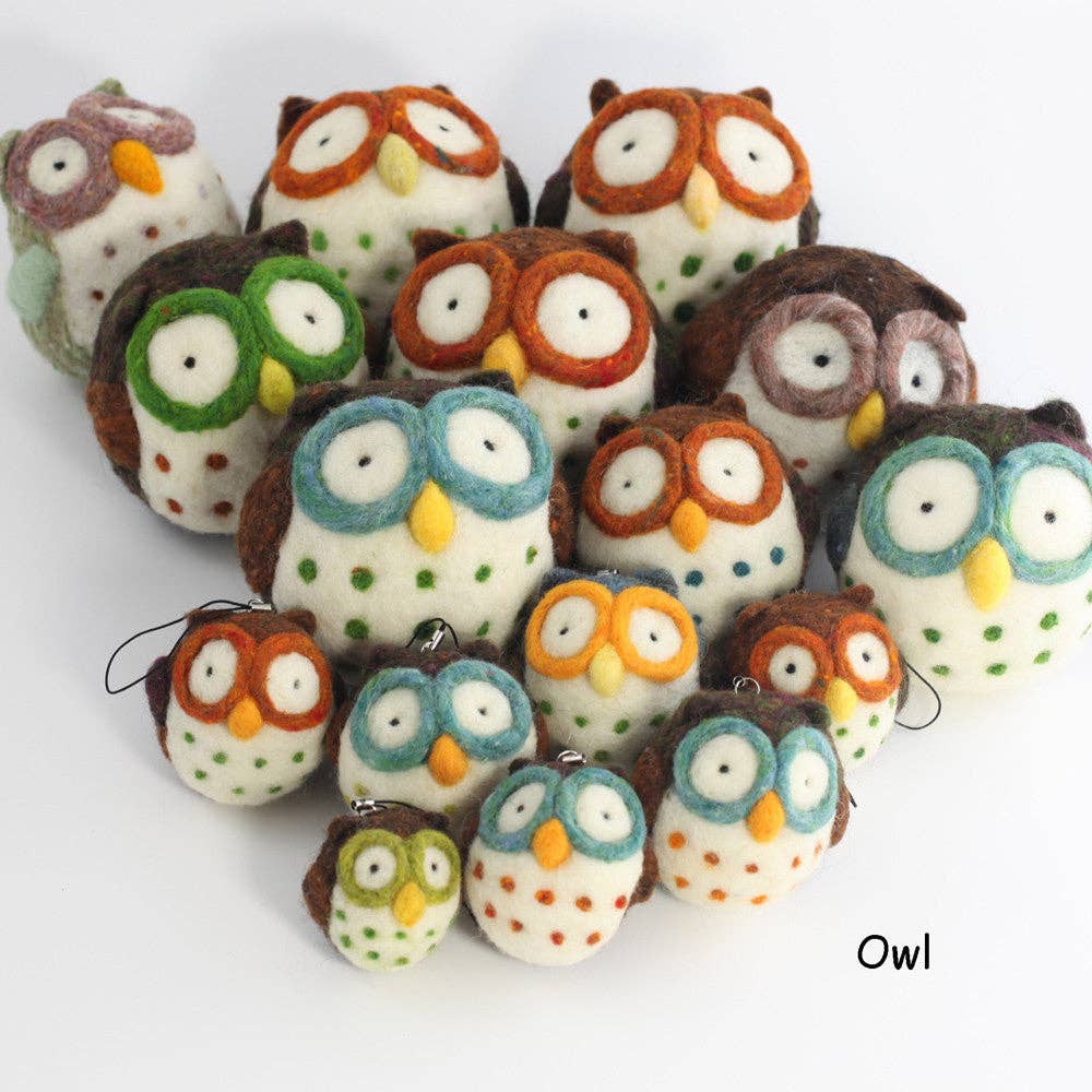 Woolbuddy - Needle Felting Owl Kit