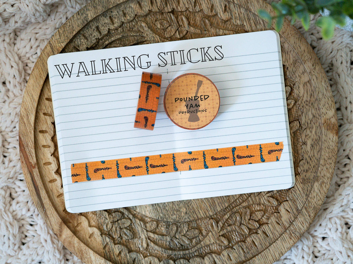 Pounded Yam Productions - African Print Ankara Inspired Washi Tape Collection 1