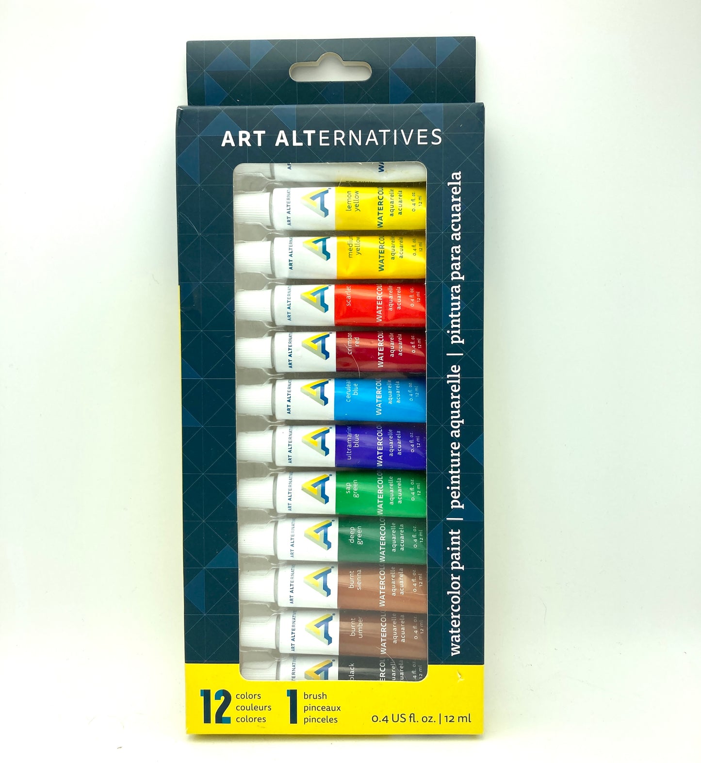 AA Econo 12 Watercolor Paint Tubes