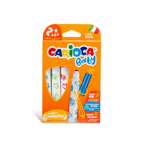Carioca Baby Super Washable 2+ Markers
