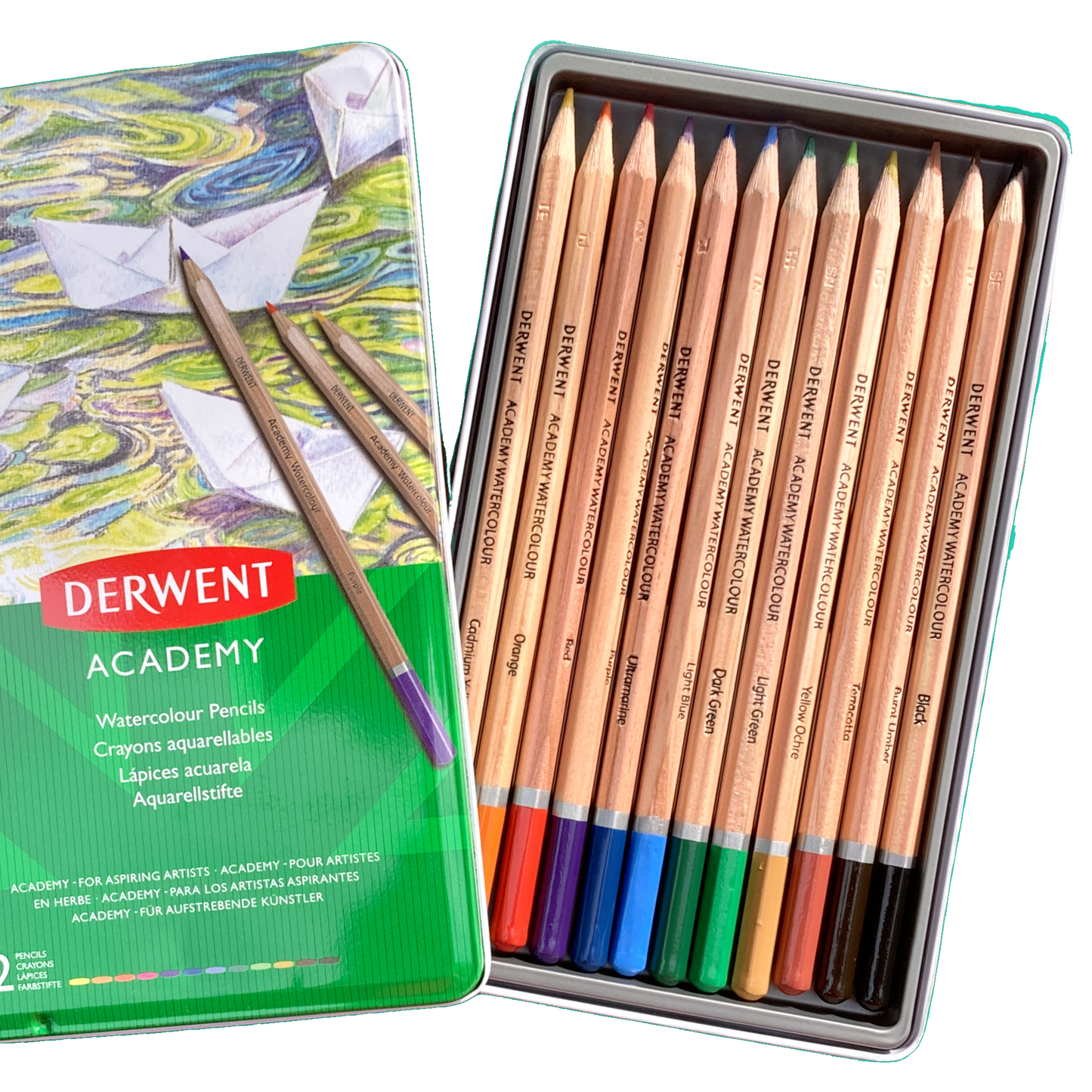 Derwent Watercolor Academy Pencil Set 12