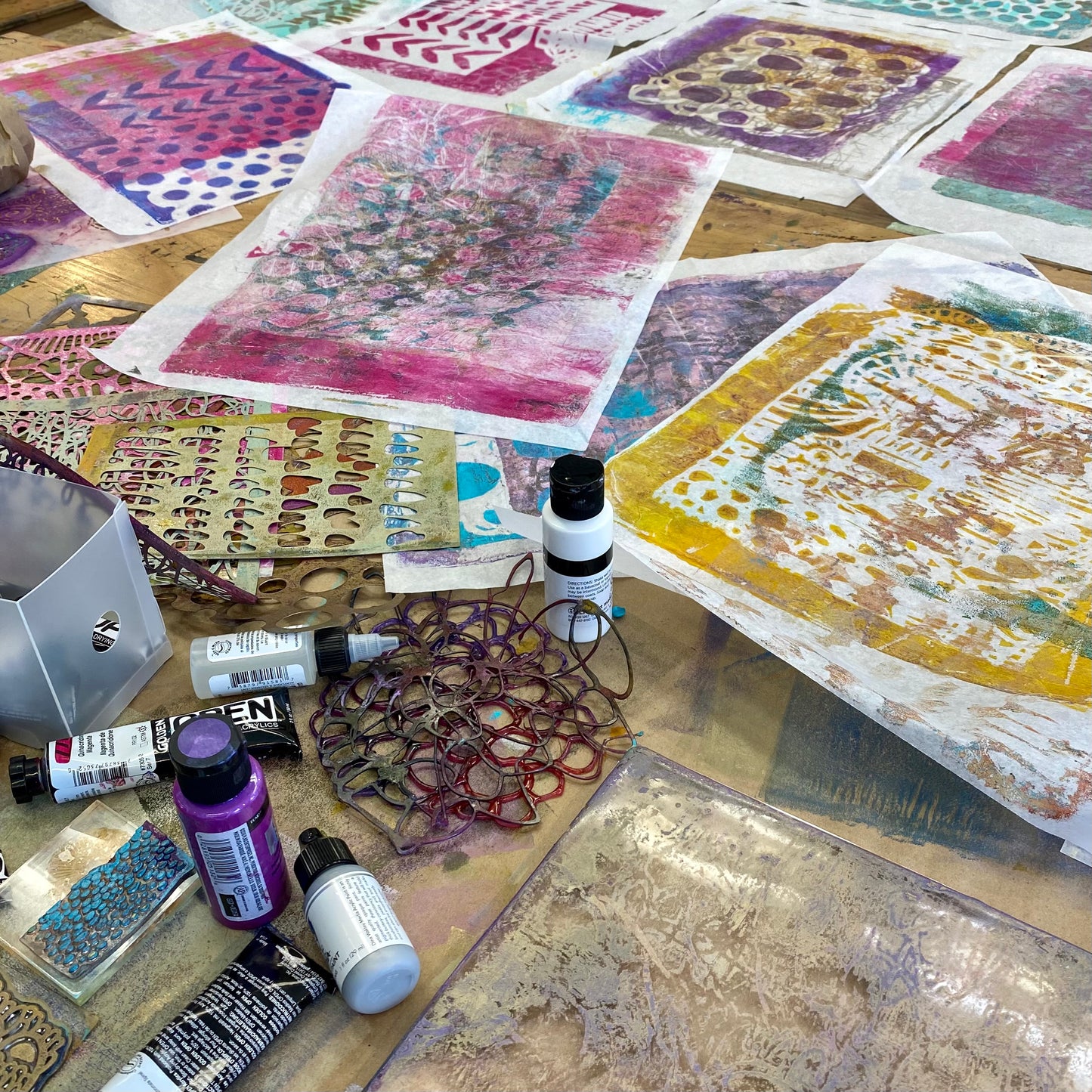 May 10, 17, 31, June 14 GELLI PRINTING 101