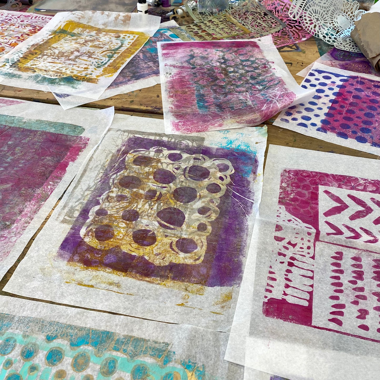 May 10, 17, 31, June 14 GELLI PRINTING 101