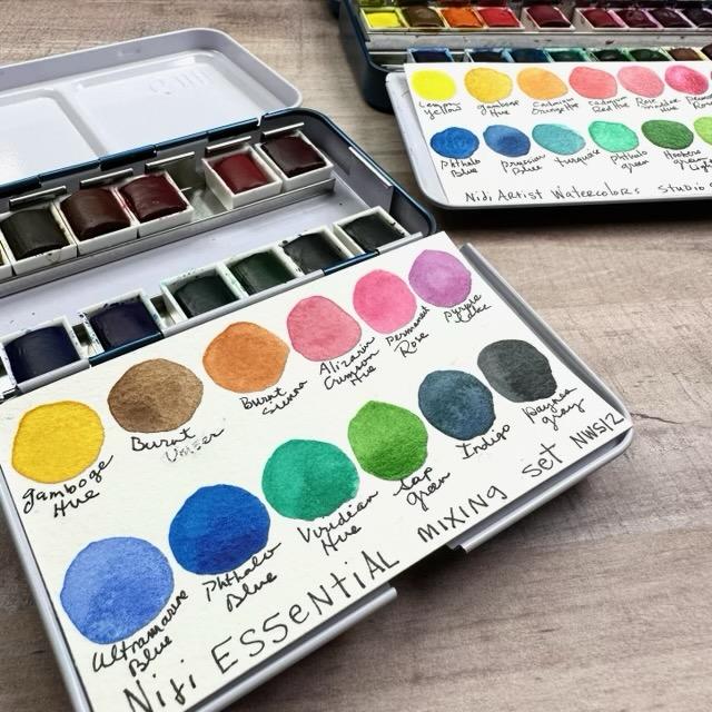 Yasutomo Niji Watercolor set 12 Clrs