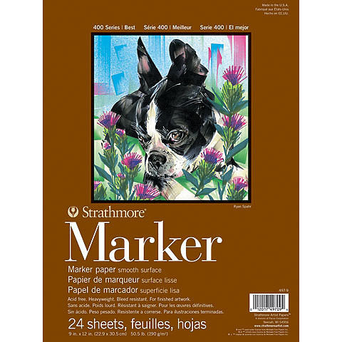 Strathmore Marker Paper Pad 400 Series