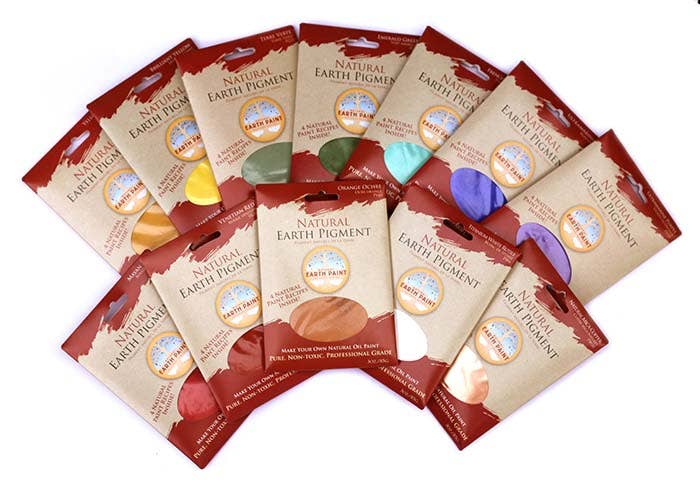 Natural Earth Paint - 3 oz. Earth & Mineral Pigments