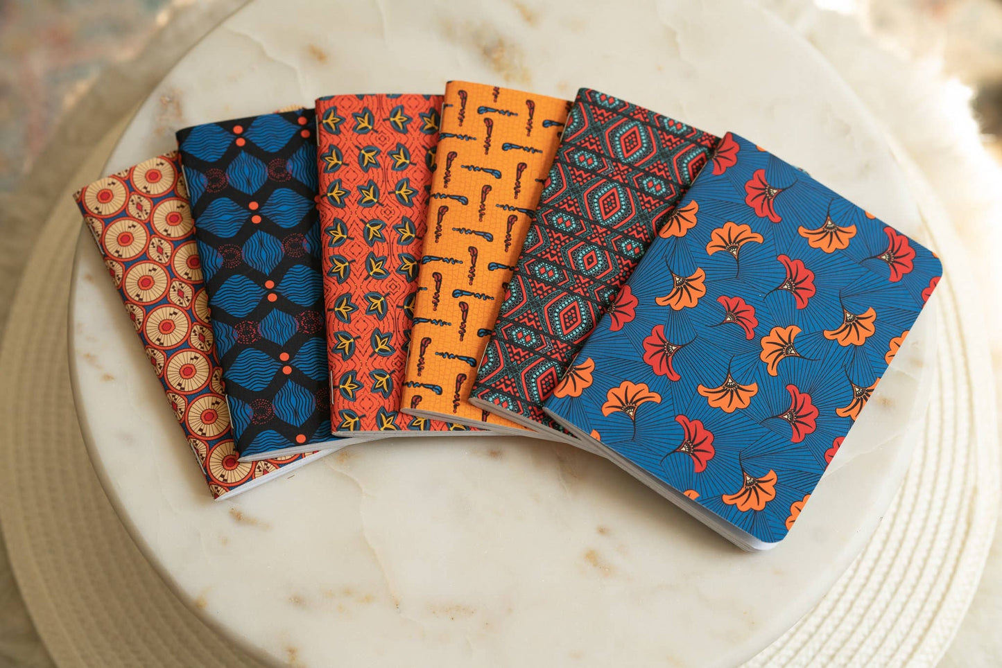 Pounded Yam Productions - African Print Ankara B7 Lined Notebook