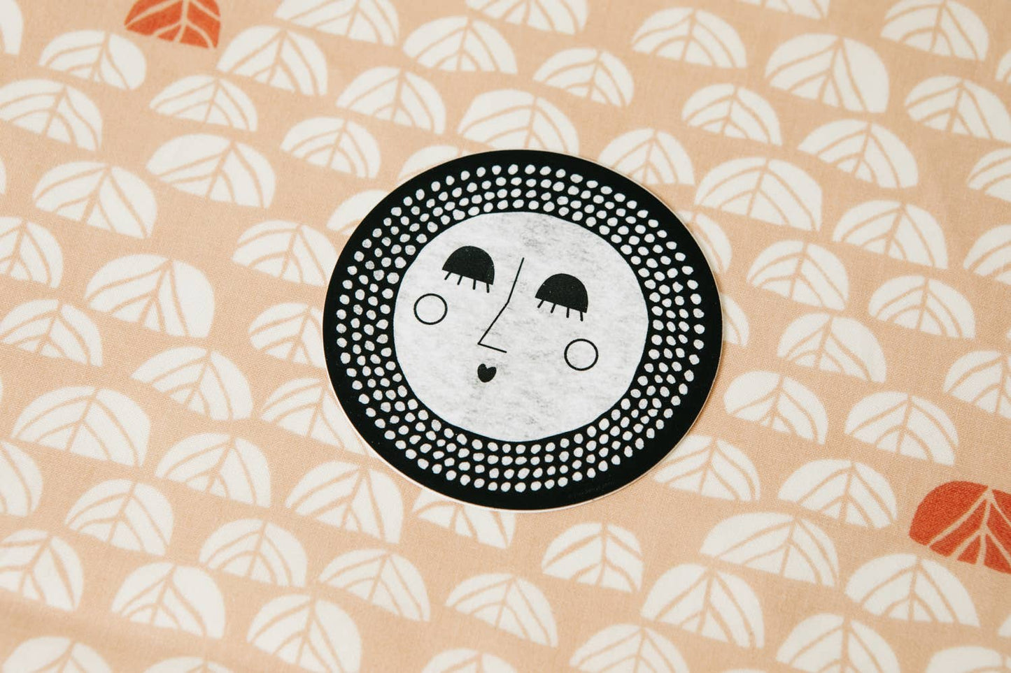 Free Period Press - Sun Face Vinyl Decal Sticker