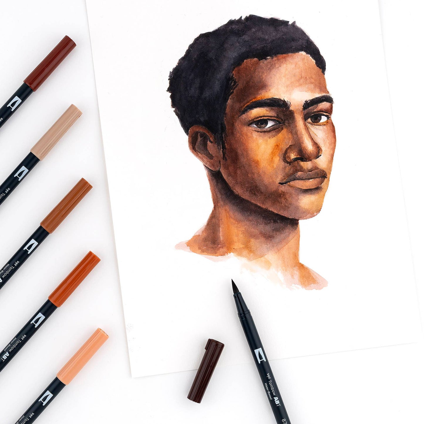 Tombow - Dual Brush Pen Art Markers: Portrait - 10-Pack