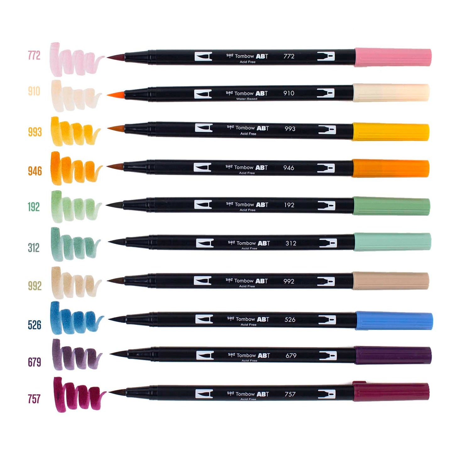 Tombow - Dual Brush Pen Art Markers: Cottage - 10-Pack