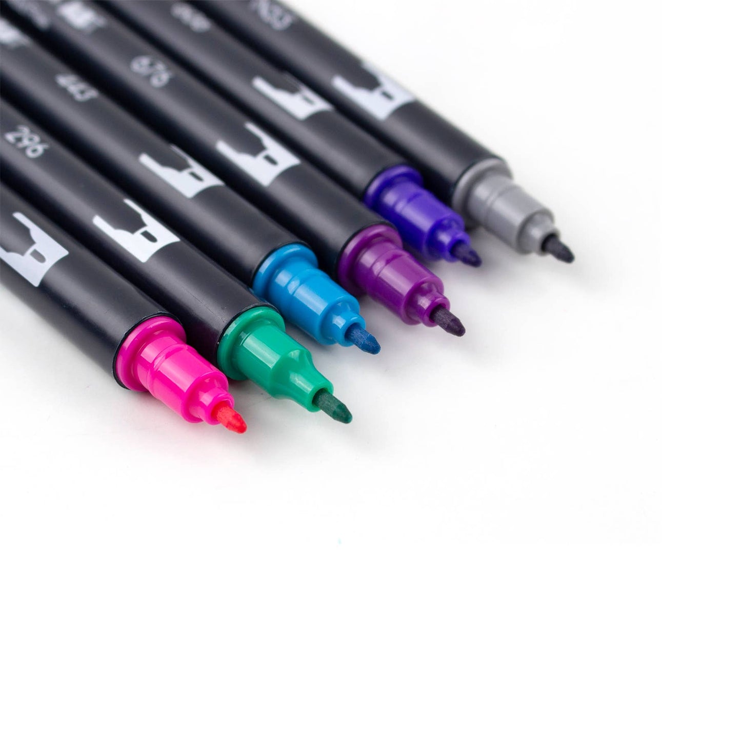 Tombow - Dual Brush Pen Art Markers, Galaxy, 6-Pack