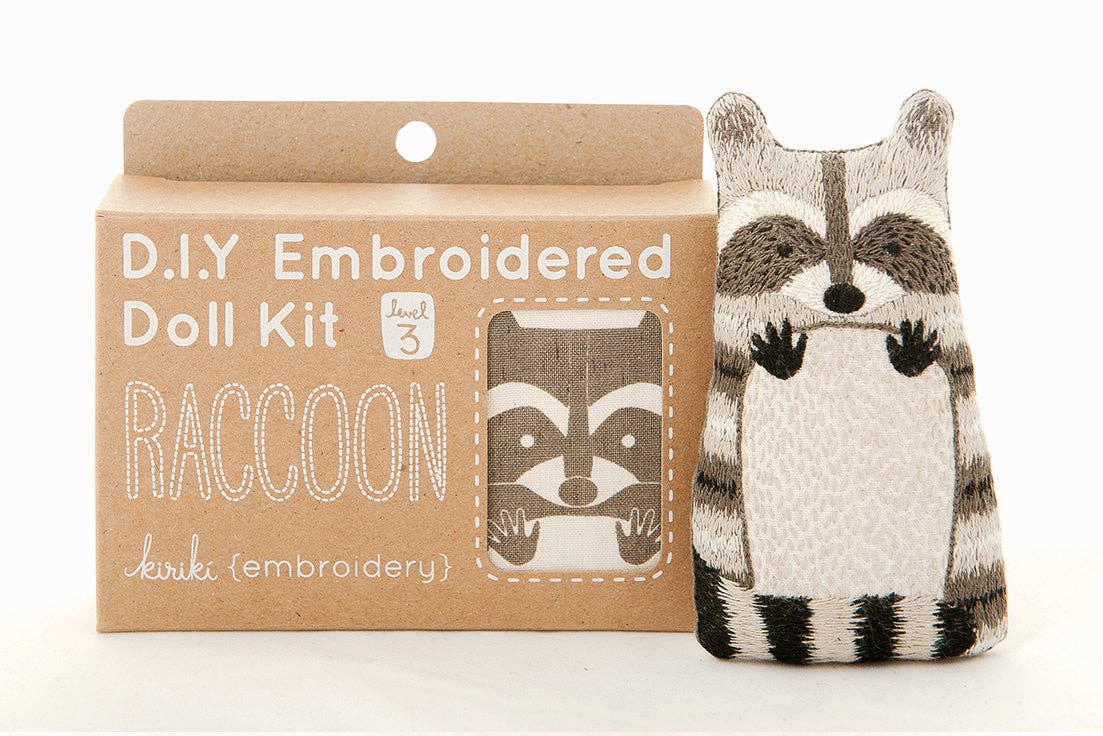 Kiriki Press - Raccoon - Embroidery Kit